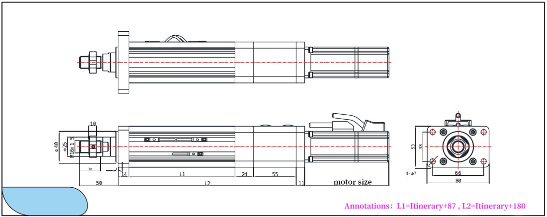 EDA50 Direct Connect Series Dimensions