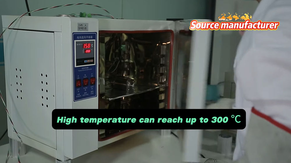 Motor working test in a high temperature environment of 200 ℃